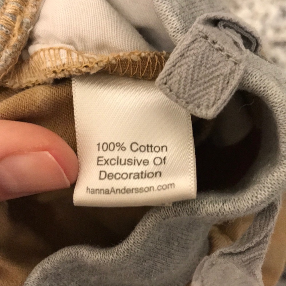 Set of 3 Hanna Andersson khaki pants 3T - Picture 8 of 13